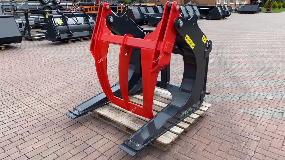 Бревнозахват на телескопический погрузчик