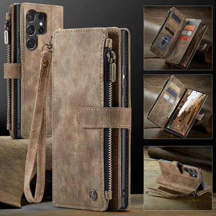 Многофункциональный чехол-кошелек CaseMe 3 in 1 Matte Wallet для Samsung Galaxy S25 Ultra