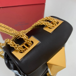 Valentino One Stud Micro Bag with Chain 11 cm