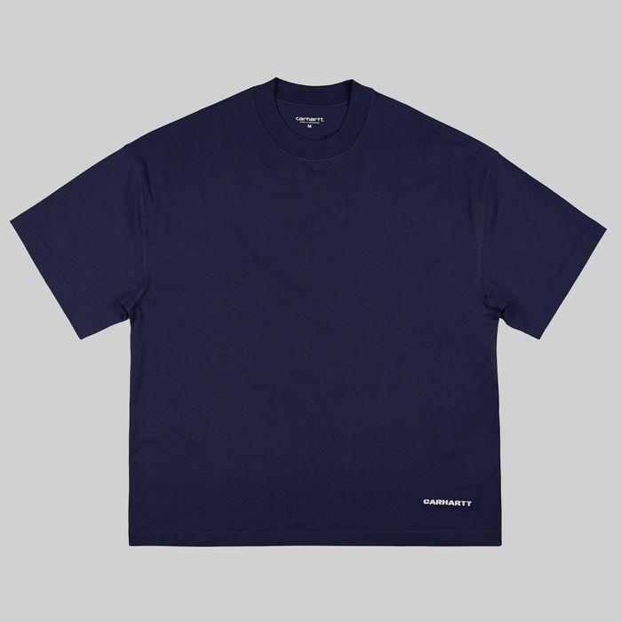 Футболка мужская Carhartt WIP Link Script артикул:I031373_blue - купить в магазине Дайс