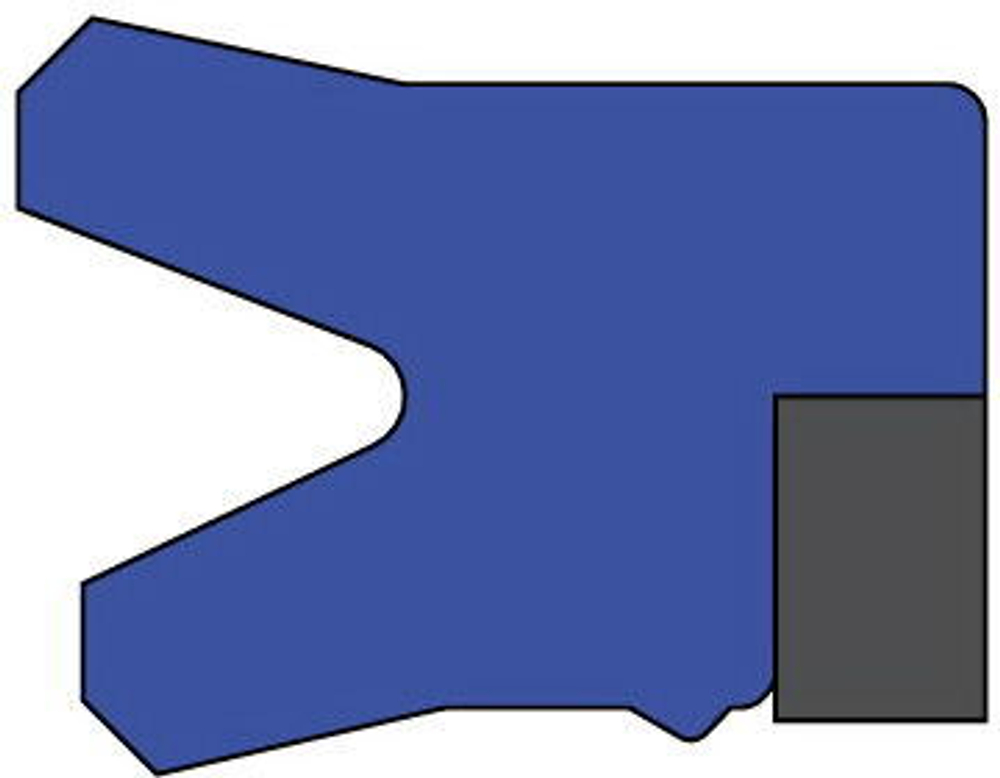 A153-120 PU U-образное штоковое уплотнение 120-140-14,6/15,6