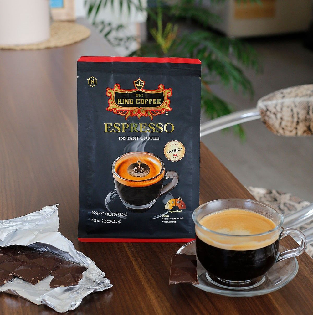 Вьетнамский растворимый черный кофе "Espresso" (King Coffee) 25пак