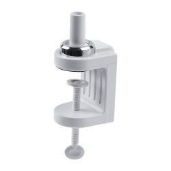 Настольный светильник ЭРА NLED-496-12W-W светодиодный на струбцине белый