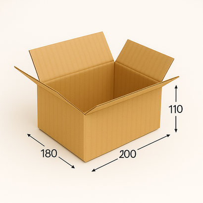Коробка картонная 200х180х110 мм