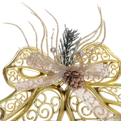 Украшение новогоднее «Сказочные переливы» 19*14 см, Золото