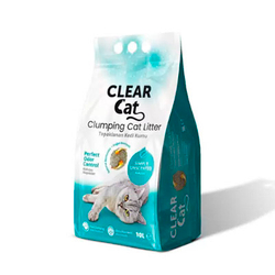 CLEARCAT Наполнитель бентонитовый комкующийся натуральный без ароматизатора 10л