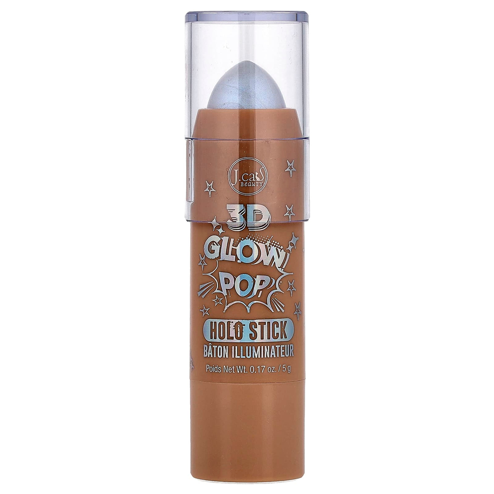 J.Cat Beauty, 3D Glow Pop, голографический стик, GPS104 HypnotizeRay, 5 г (0,17 унции)