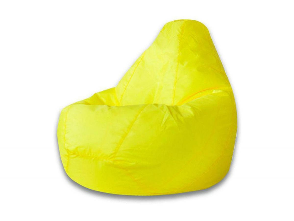 Кресло мешок груша L Оксфорд желтое