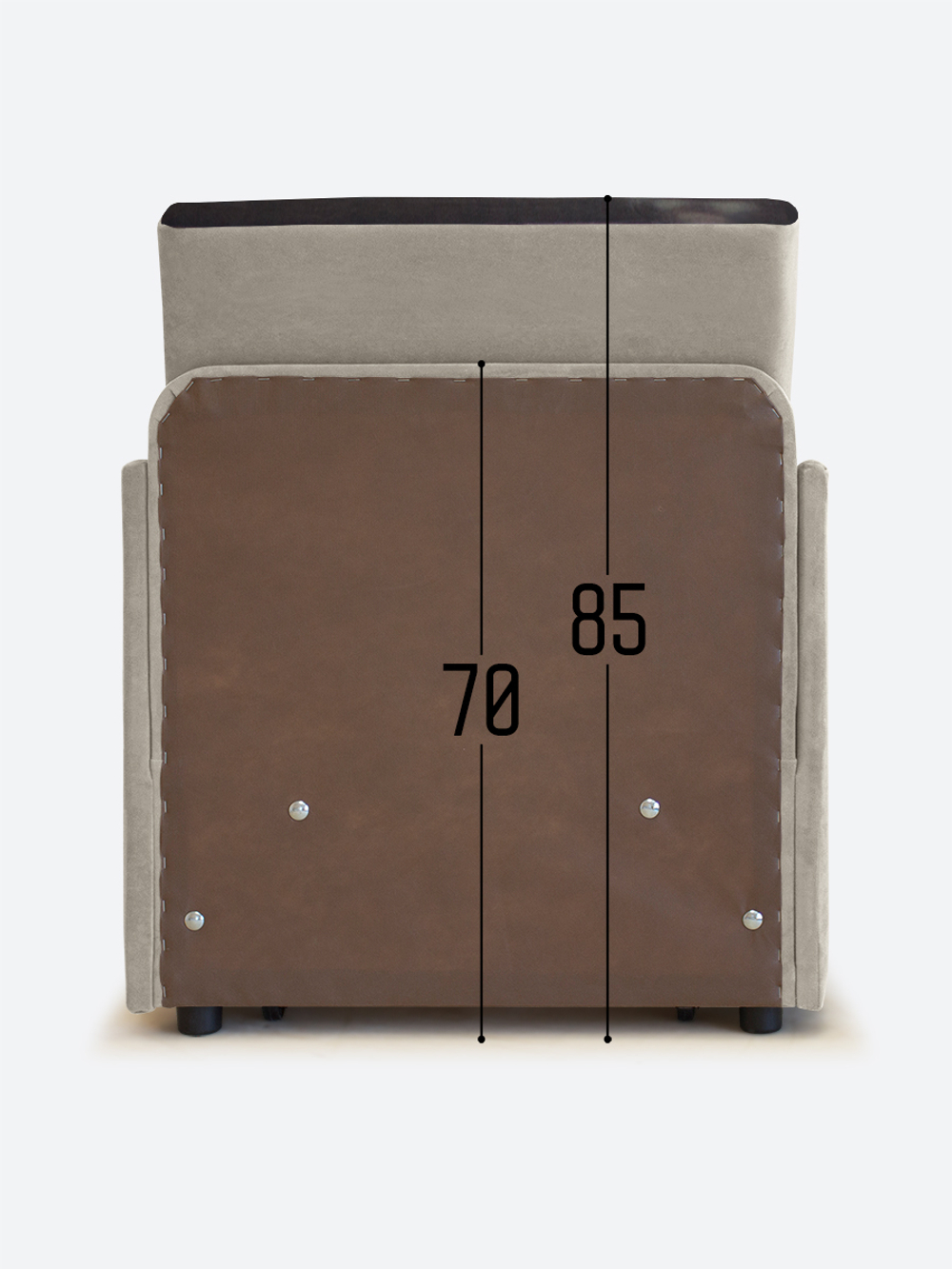 Кресло-кровать "Миник" с подлокотниками, купон Котенок в клубках