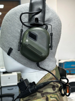 COMMUNICATION HEADSET V" тактические наушники для стрельбы. (Возможно крепление на шлем, крабы в комплекте)