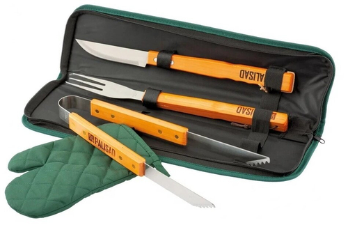 НАБОР ПРИБОРОВ ДЛЯ БАРБЕКЮ PALISAD 4 ПРЕДМЕТА 69578