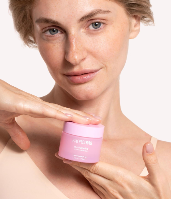 Маска-пилинг для лица деликатная ph 4.0, 50 мл (Smorodina)