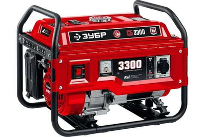 Бензиновый генератор (3.3 кВт) ЗУБР (СБ-3300)