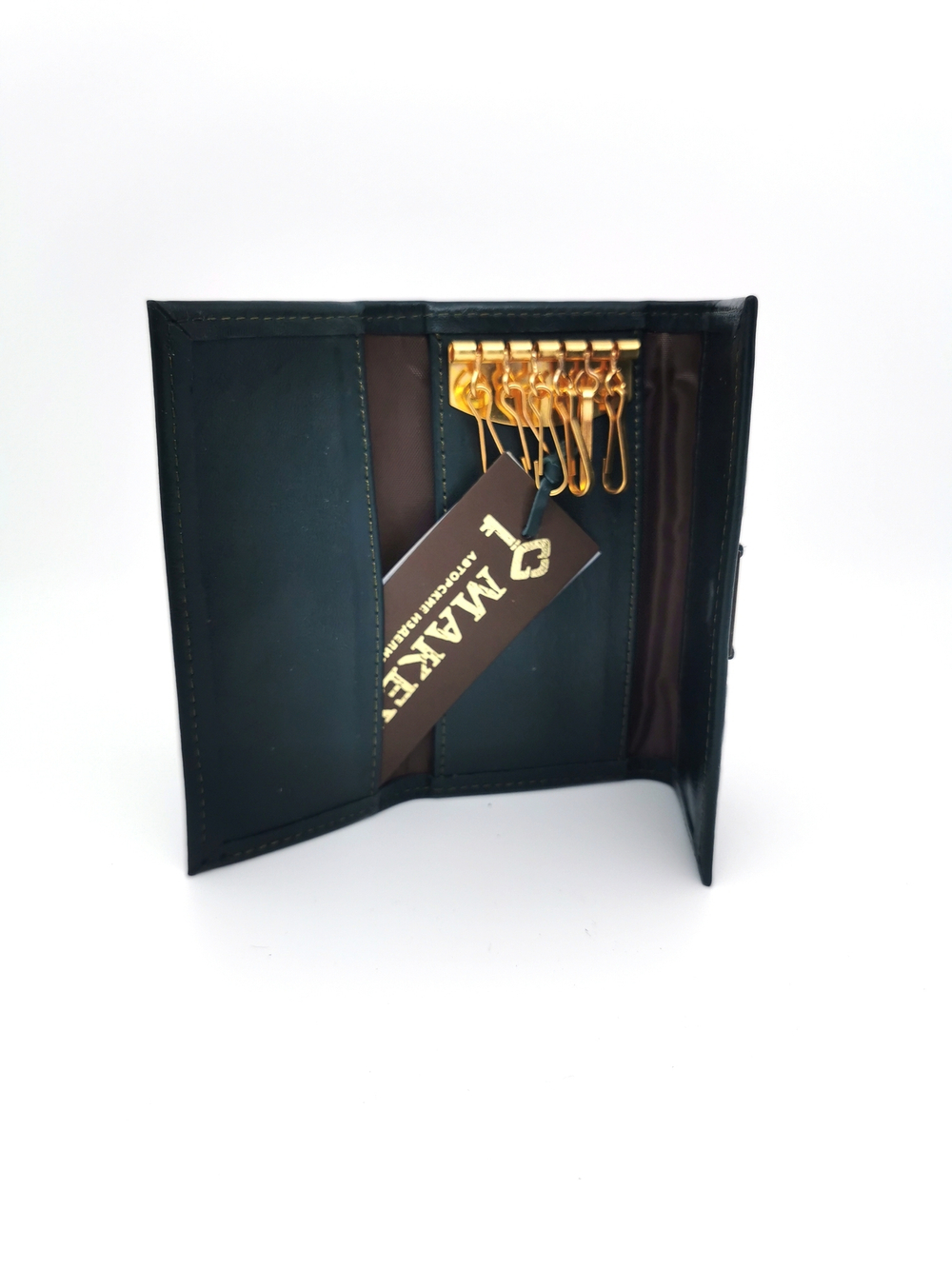 Футляр для ключей «Fleur». Цвет зеленый