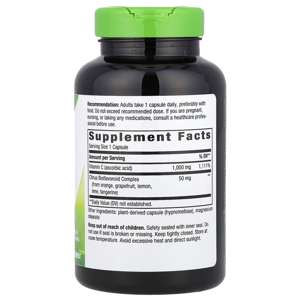 Nature's Way, витамин C с биофлавоноидами, 1000 мг, 250 веганских капсул