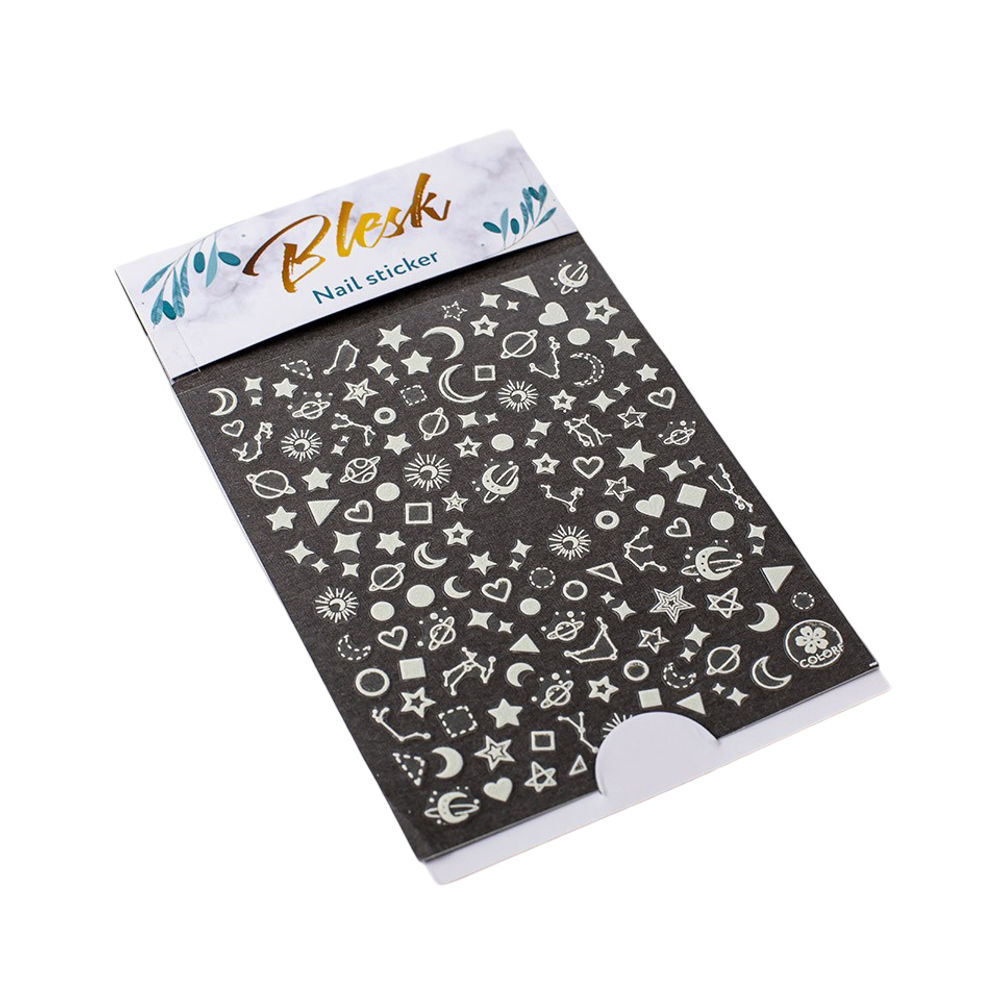 Наклейки для ногтей №110 Blesk