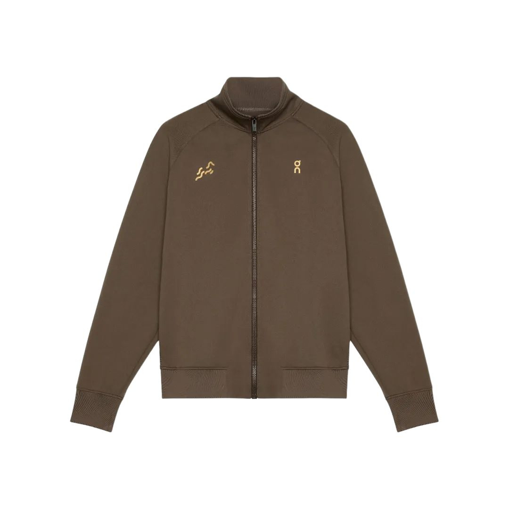 On Jackets Brand Logo Moderate Raglan Sleeve Zip Closure