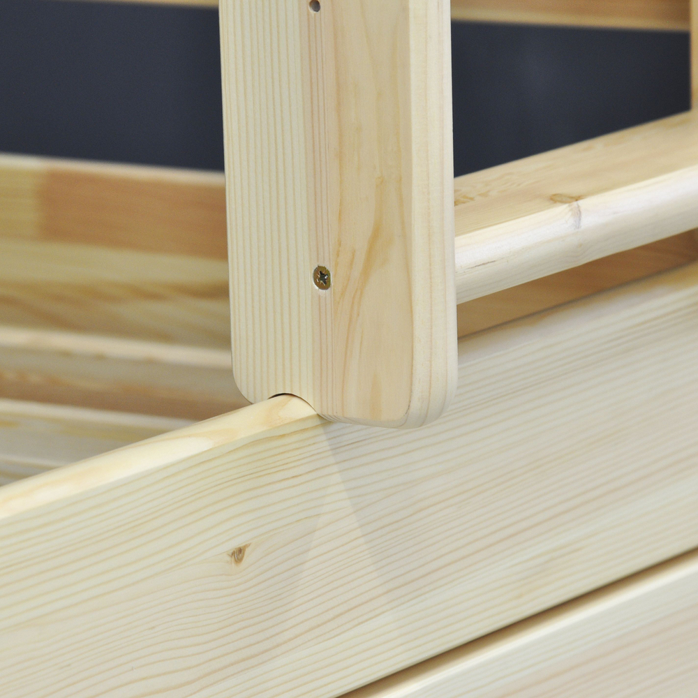 Двухъярусная кровать Дана, 90х200, деревянная