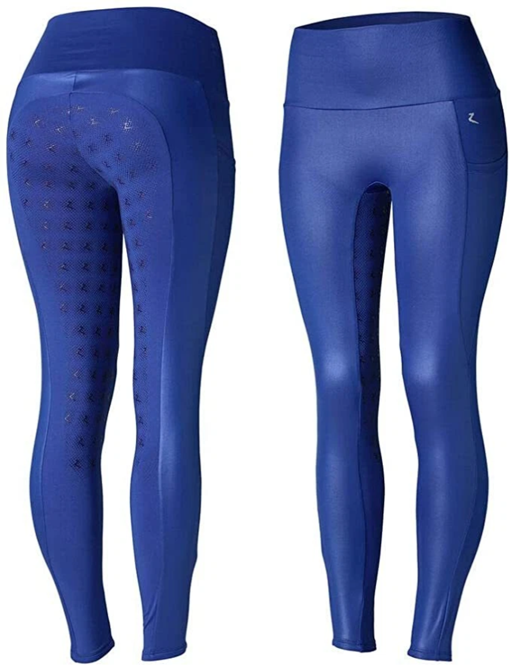 Бреггинсы женские с полной силиконовой леей HORZE SIDNEY Magnetic Blue