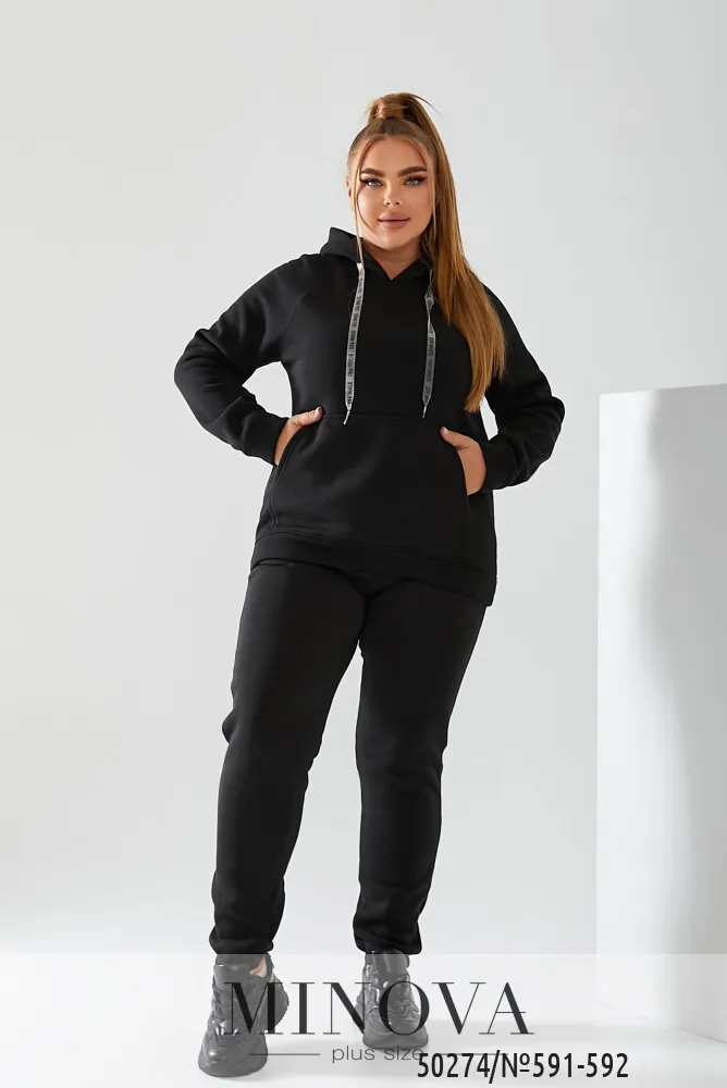 Костюм 591-592-черный Minova