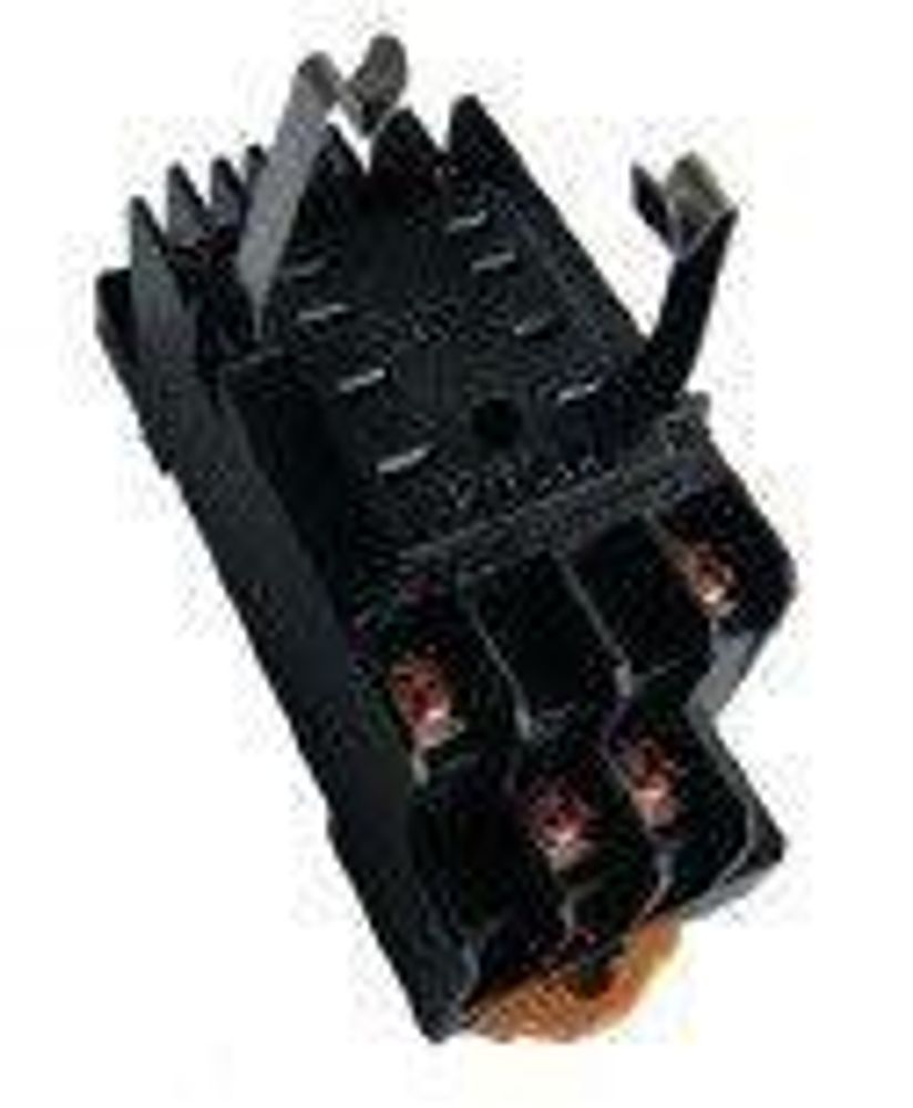 Разъем РР-102 для крепления на DIN-рейку пром. реле для ПР-102 2 конт. 10А DEKraft 23956DEK Разъем РР-102 для крепления на DIN-рейку пром. реле для ПР-102 2 конт. 10А DEKraft 23956DEK