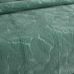 Покрывало 240х260 и 2 наволочки 50х70 Sofi De MarkO Ноэль изумруд
