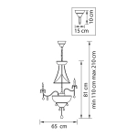 Подвесная люстра Lightstar CLASSIC 700164