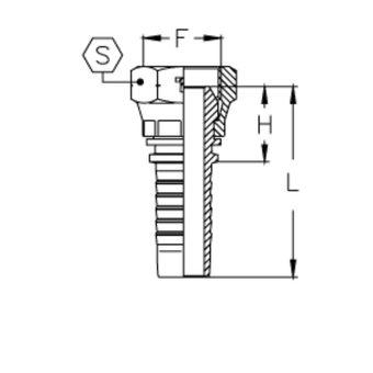 Фитинг DN 10 DKM (Г) 22x1.5