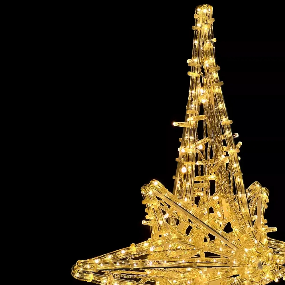 Светодиодная макушка Роза Ветров 100 см., Тепло-Белая, 220В, LTC (LC-13221)