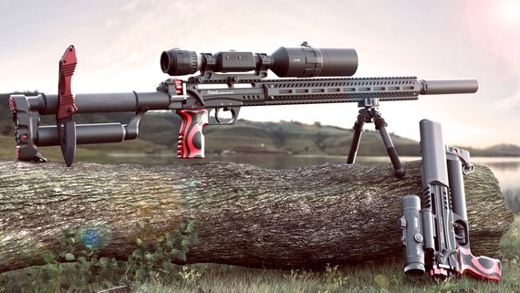 Пневматическая винтовка (до 3дж ) EDgun Леший 2.0 (5.5/6.35 мм, 250/350 мм)