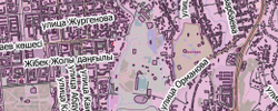 План-схема Медеуского района г. Алматы 2024 год