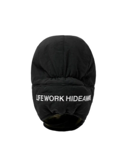 Двустороння шапка-траппер