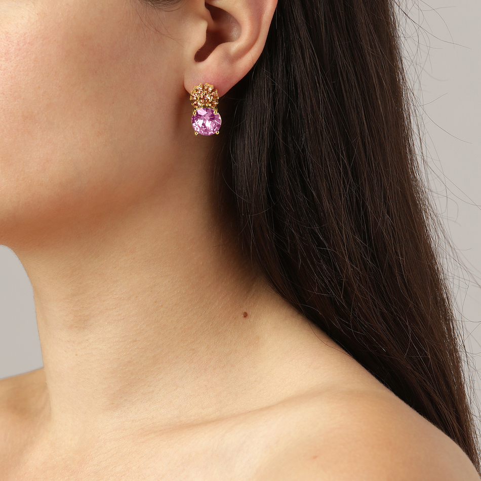 Серьги Dyrberg Kern BECKIA SG LIGHT ROSE / PEACH 460070
