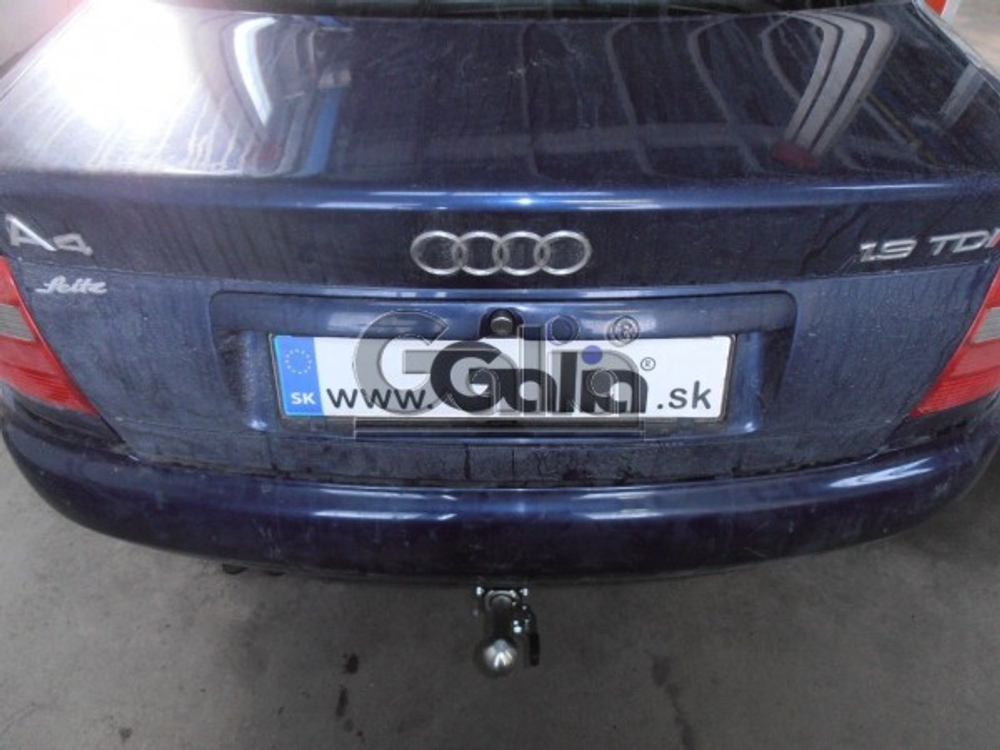Фаркоп оцинкованный Galia A035A для Audi A4 седан/универсал 1994-2000(паспорт и сертификат в комплекте)(без электрики)