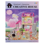 Дом для куклы с фигуркой и аксессуарами, коробка 666-9P-1