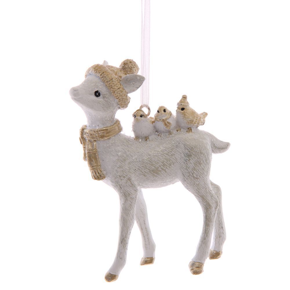 GAEM Украшение новогоднее "Олень", L6 W2,5 H9 см, 2в.