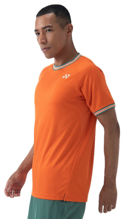 Мужская теннисная футболка Yonex RG Crew Neck T-Shirt - ярко-оранжевый