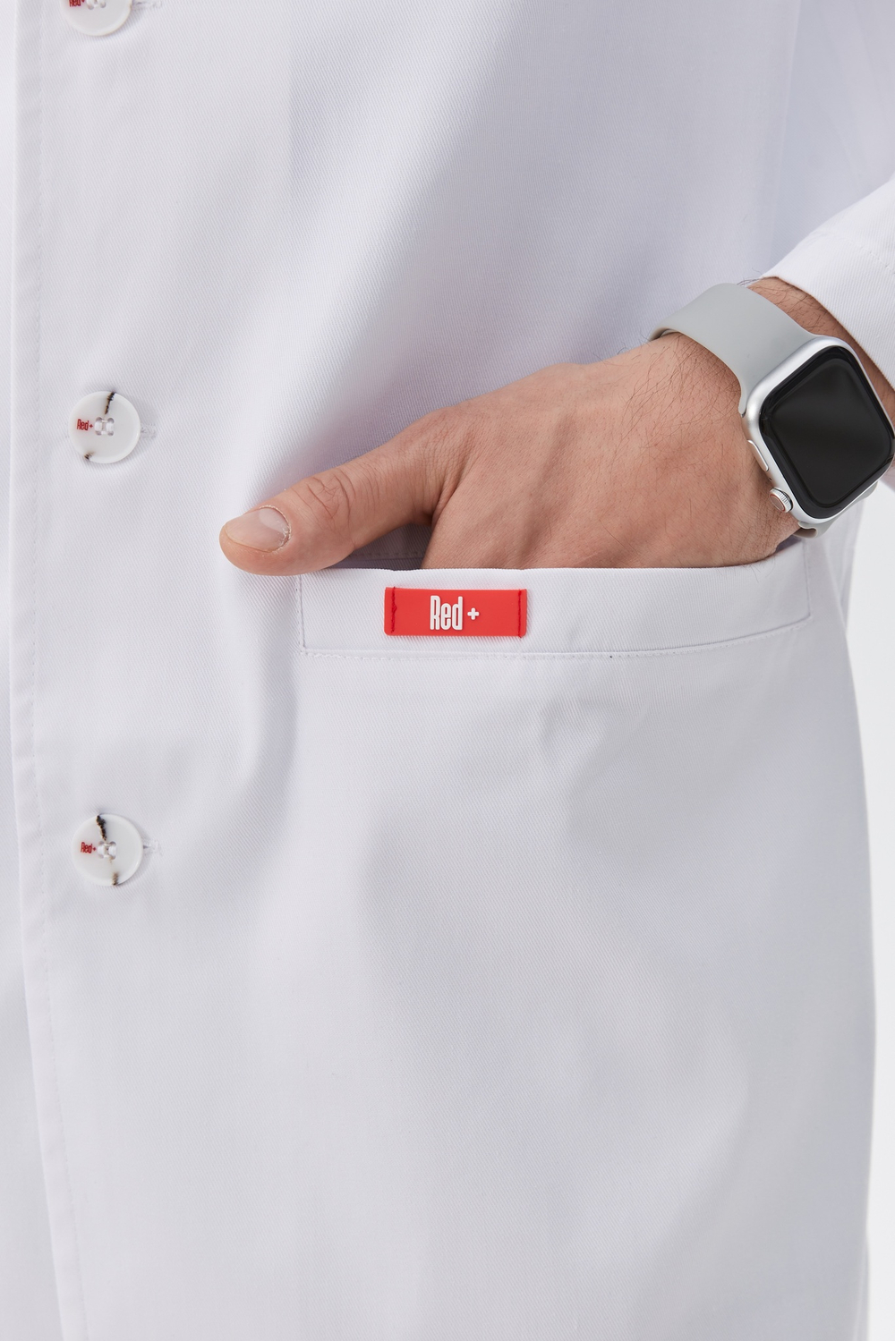 Халат медицинский  мужской Заубер, белый