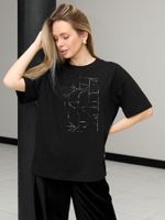 Футболка Майна-2 Виотекс ЧЁРНЫЙ