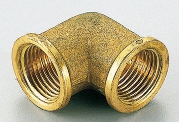 Угольник латунный Tiemme 3/4"x3/4" ВР/ВР с внутренней резьбой фитинг 1500015