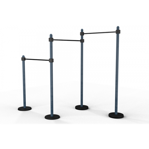 Турник трехуровневый