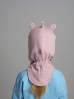 Шлем зимний вязаный (Нежная роза) UNIC