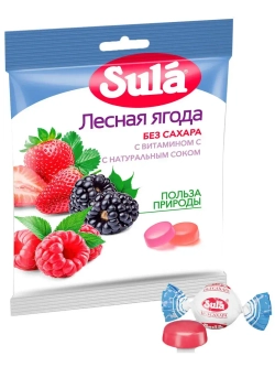 Леденцы без сахара Лесная Ягода 60 г * 3 шт