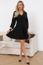 Платье Мэди (черный/кружево)  Р11-866 Nikol