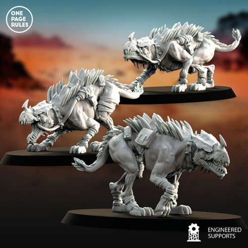 Xenos Armies Tau Empire Kroot Hounds 1 шт. миниатюра для dnd, днд, pathfinder, фентези, Настольная игра, НРИ, Варгейм, РПГ