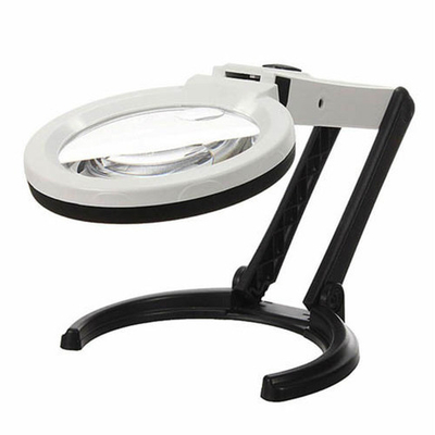 Лупа настольная складная с подсветкой 90мм,20мм (10LED) MG3B-1B Magnifier
