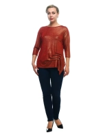 Блузка нарядная блестящая