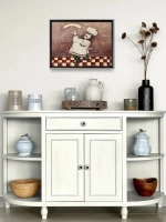 Картина на натуральном холсте "Веселый повар" 35*45 см