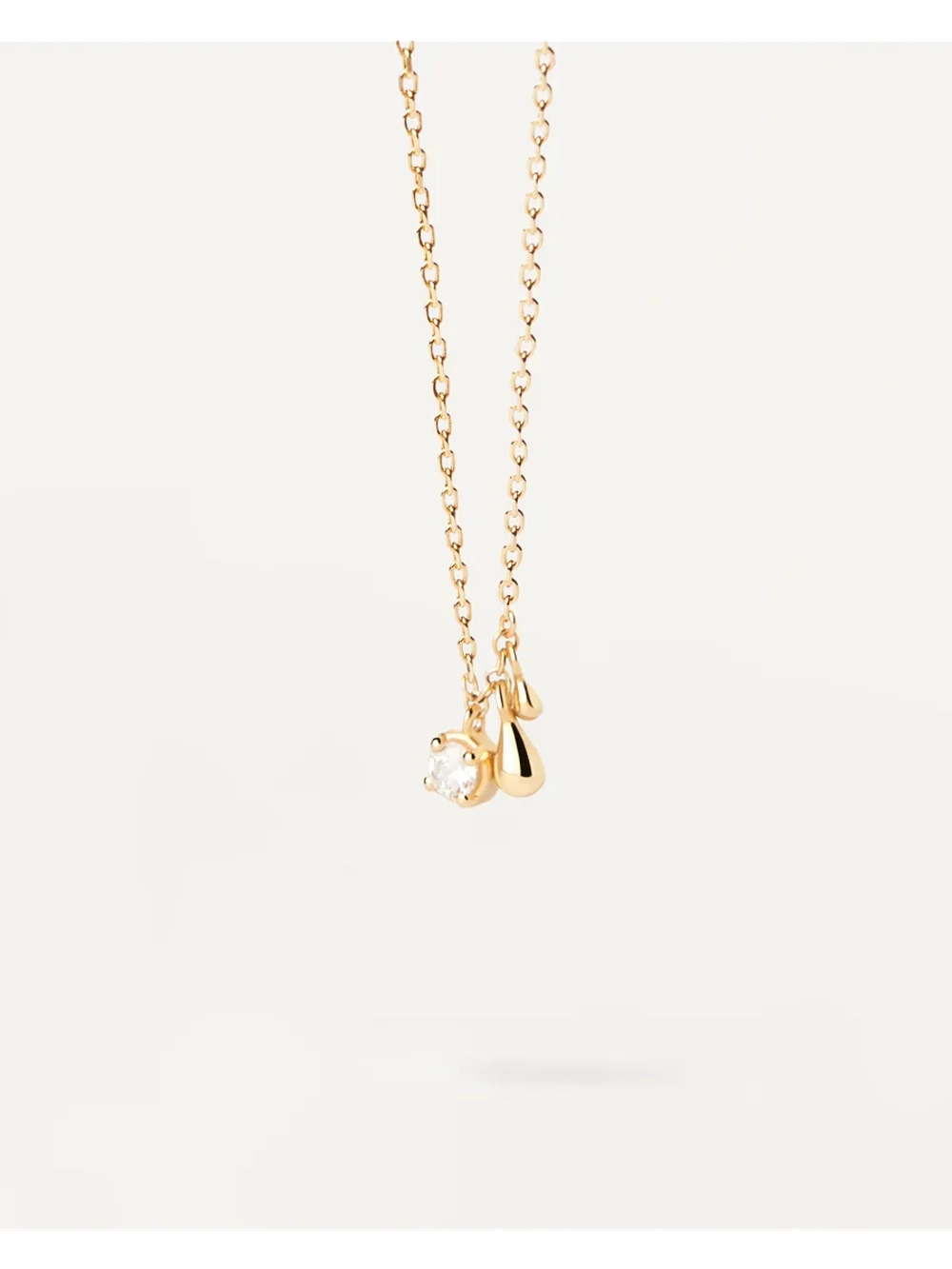 Колье Water серебро 925 пробы покрытое золотом