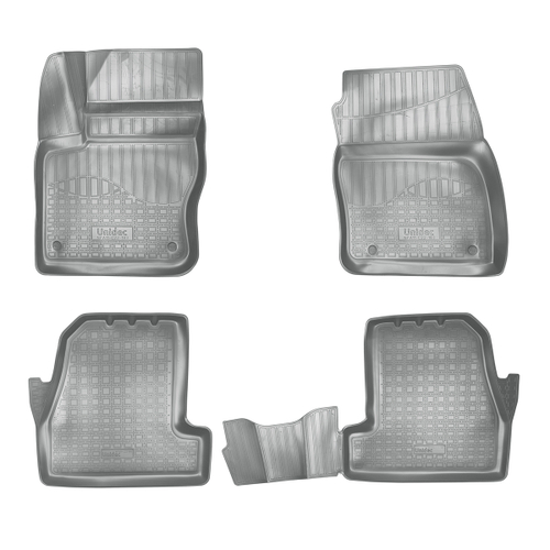 Ковры в салон Norplast/Unidec для Ford Focus III (2015-)Полиуретан,Серый, арт.NPA11-C22-183-G